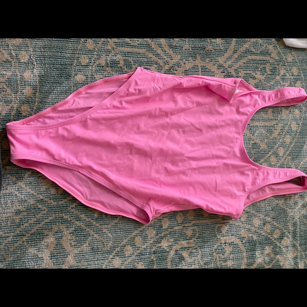 Pink one piece